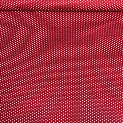 Baumwolle | mini Stars | Rot